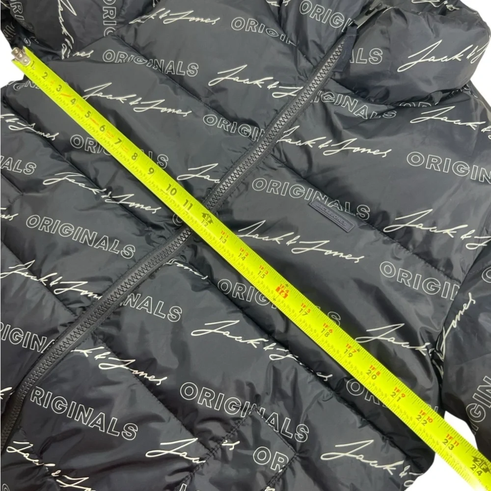 Jack & Jones Originals Printed Logo Puffer Jacket